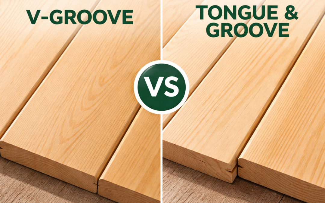 V-Groove vs Tongue and Groove: Which One is Right?
