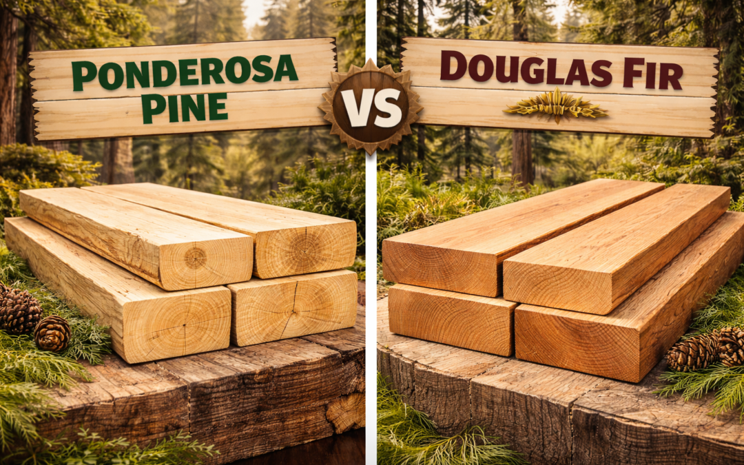 Ponderosa Pine vs Douglas Fir: Which Utah Sofwood to Choose?